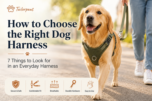 How to Choose the Right Dog Harness for Everyday Walks