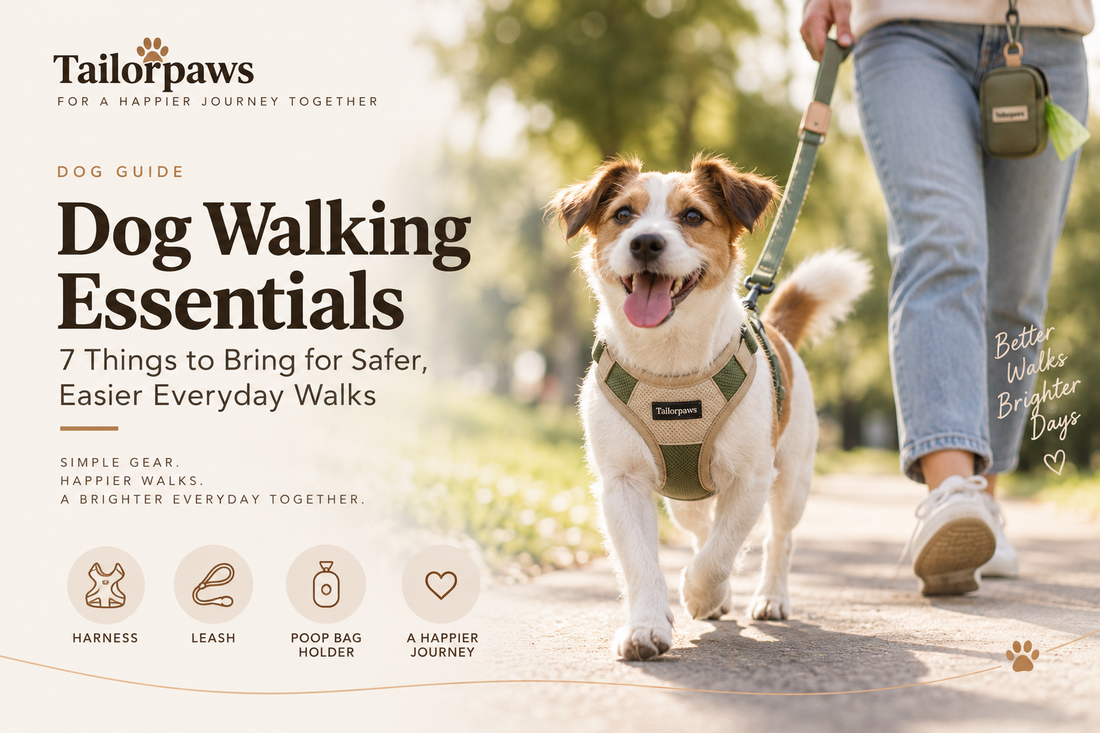 Dog Walking Essentials: 7 Things to Bring for Safer, Easier Everyday Walks