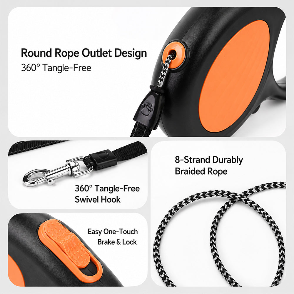 RoamFlex 17-Ft Retractable Dog Leash – product detail 6