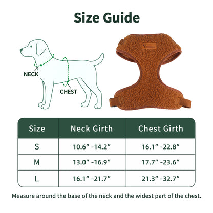 CozyTrail Fleece Dog Harness