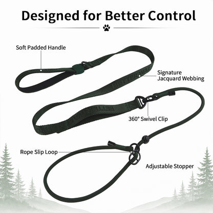 CloseControl Double-Handle Dog Leash – product detail 6