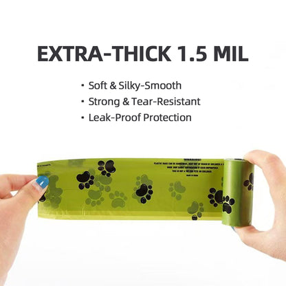 Eco-friendly pet waste bag set