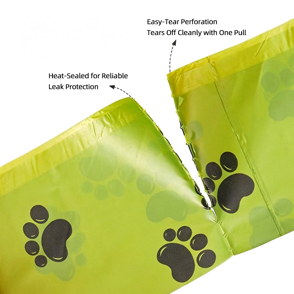 Eco-friendly pet waste bag set