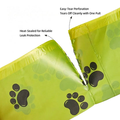 Eco-friendly pet waste bag set