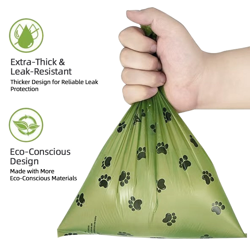 Eco-friendly pet waste bag set