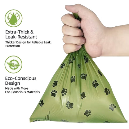 Eco-friendly pet waste bag set