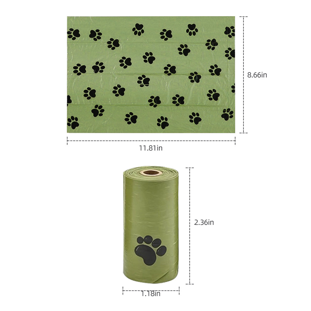 Eco-friendly pet waste bag set