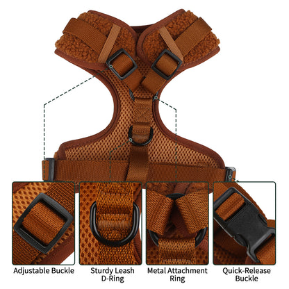 CozyTrail Fleece Dog Harness – product detail 8